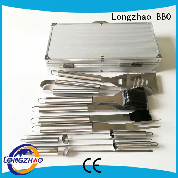 Hot gas barbecue bbq grill 4+1 burner factory direct Longzhao BBQ Brand