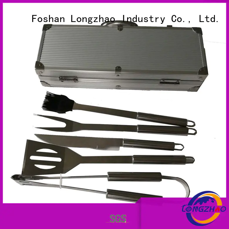 Wholesale manufacturer direct selling gas barbecue bbq grill 4+1 burner Longzhao BBQ Brand