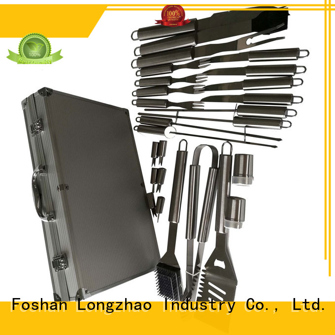 Longzhao BBQ high quality grill tool sets hot-sale for gatherings