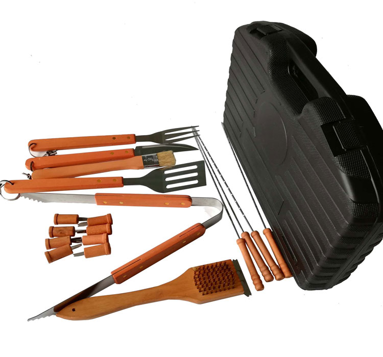 Longzhao BBQ stainless steel grill tool sets hot-sale for outdoor camping-1