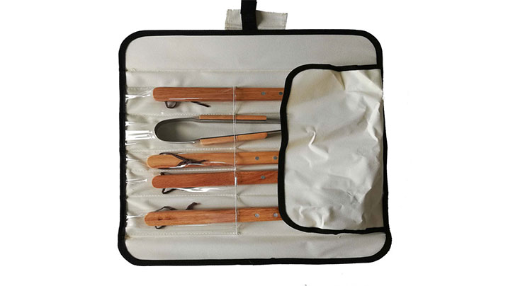Oxford Bag 5pcs Stainless Steel BBQ Tools Set