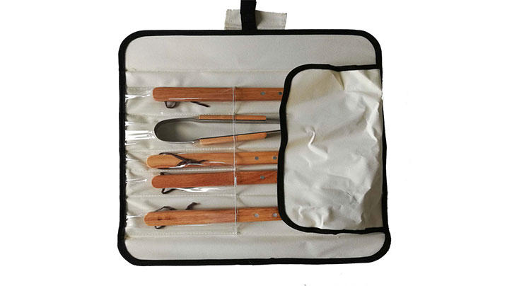 Oxford Bag 5pcs Stainless Steel BBQ Tools Set