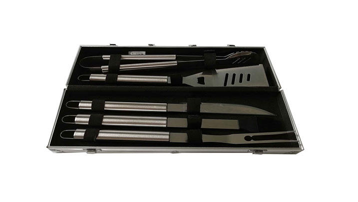 Aluminum Case 5pcs Stainless Steel BBQ Tools Set
