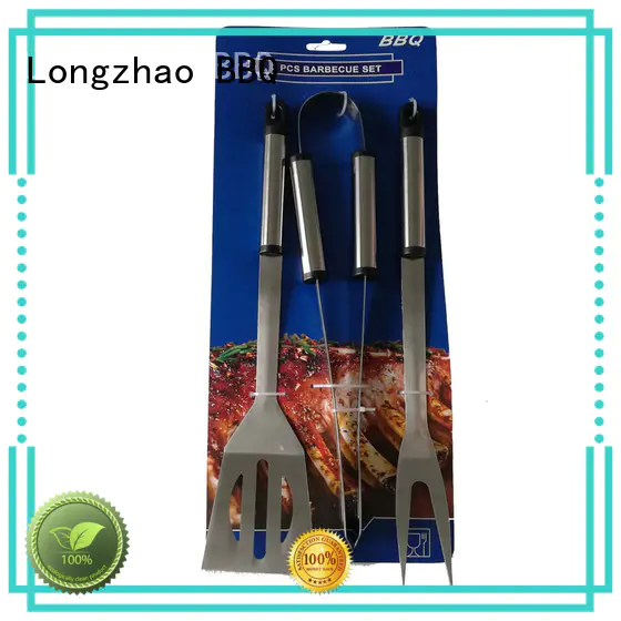 Longzhao BBQ easily cleaned grill tool sets hot-sale for gatherings