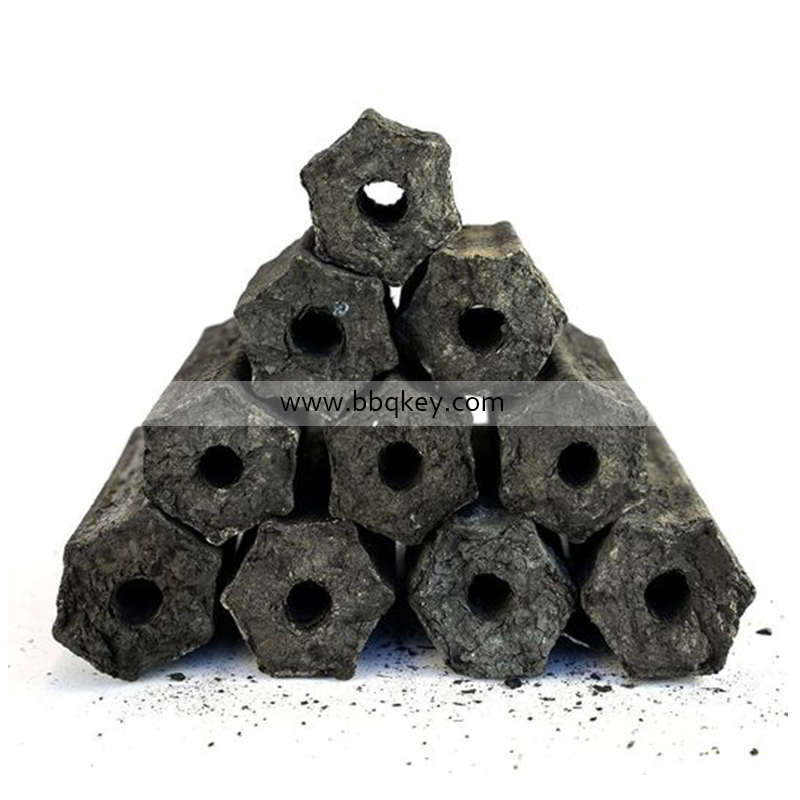 Hexagonal and quadrangle shape charcoal making, machine made charcoal