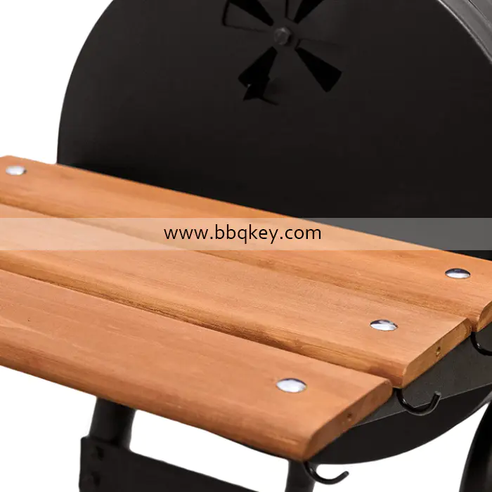 Charcoal Griller Patio Professional Charcoal Grill BBQ Smoker With Side Tray For Wholesales