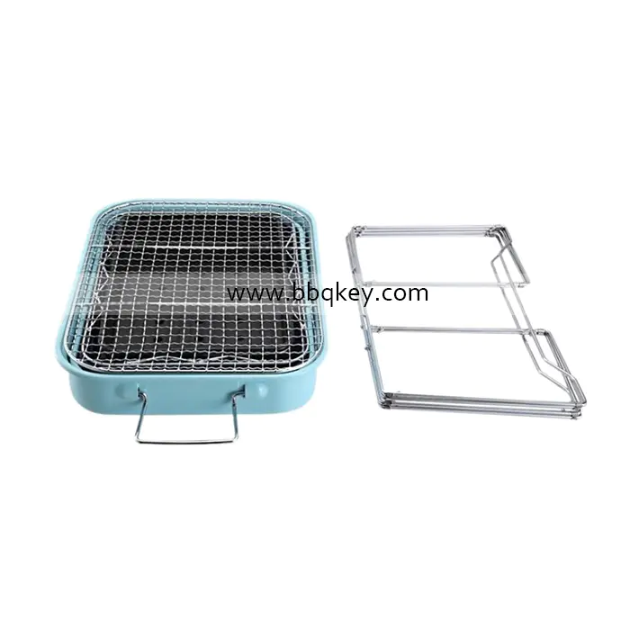 Outdoor Household Simple Folding Portable BBQ Grill Charcoal Grill For Wholesales