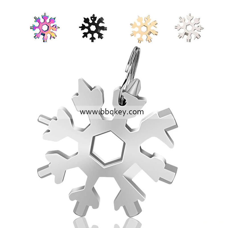 Factory Supply 19 in 1 Adjustable Multifunctional Tool Portable Gear Spanner Snow Flake Wrench