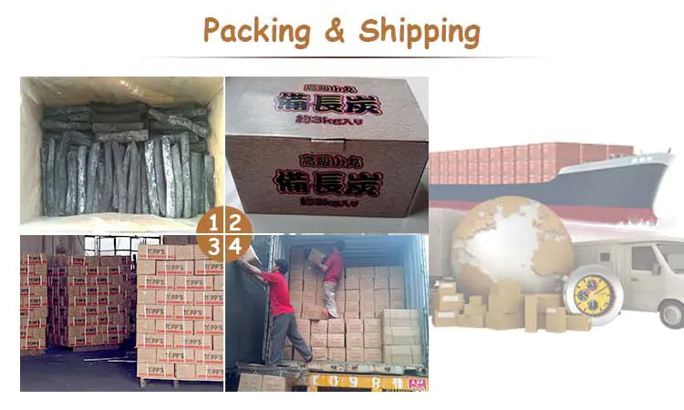 Longzhao BBQ Smokeless binchotan charcoal bunnings bulk supply for camping