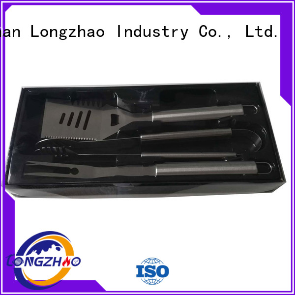 stainless steel grill utensil set custom for charcoal grill