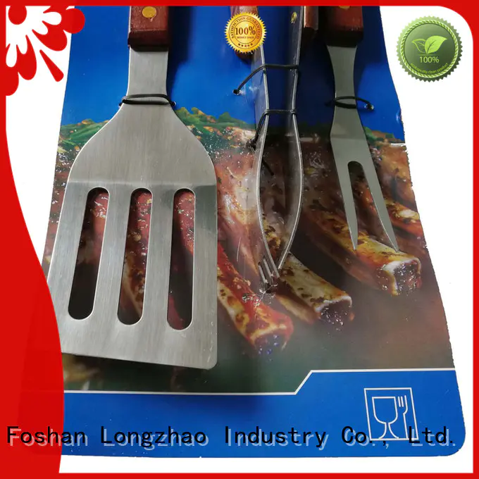 Longzhao BBQ bbq grill tool set custom for charcoal grill