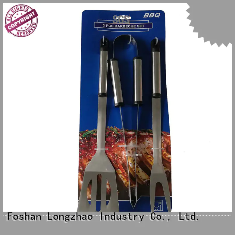 Longzhao BBQ heat resistance grilling tool set custom for gatherings