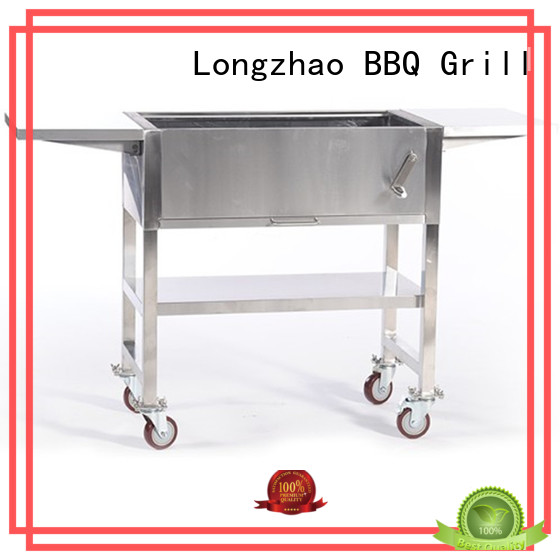 Longzhao BBQ round metal round charcoal grill factory direct supply for barbecue