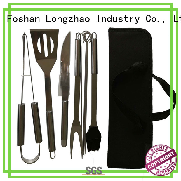 Longzhao BBQ heat resistance grilling tool set hot-sale