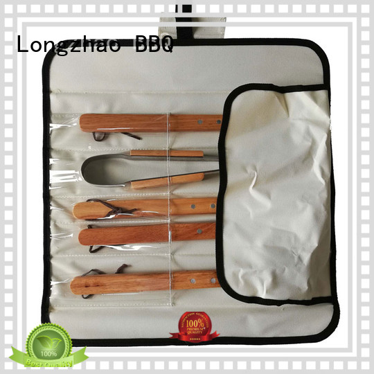 bbq grill tool set pvc for outdoor camping Longzhao BBQ