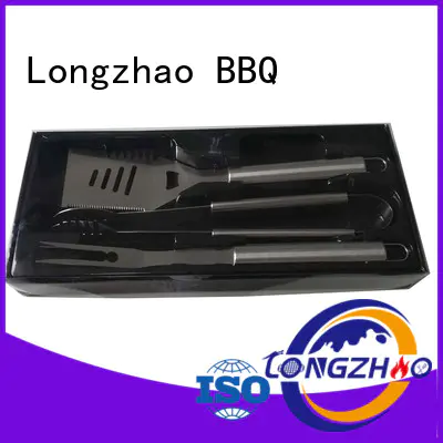 3pcs Stainless Steel BBQ Tools Set with PVC Box