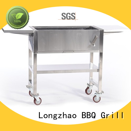 Longzhao BBQ charcoal bbq smoker bulk supply for camping
