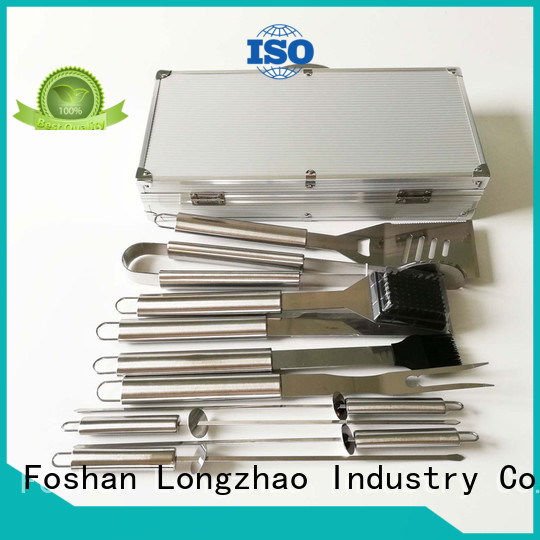Longzhao BBQ grill tools set custom for charcoal grill
