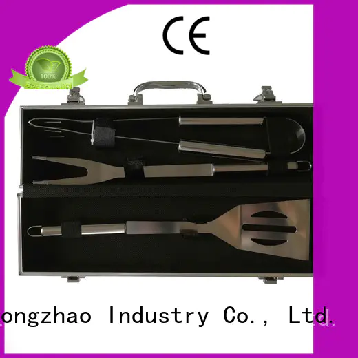 pvc barbecue tool set handle carried for charcoal grill Longzhao BBQ