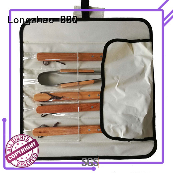 Longzhao BBQ grill utensil set hot-sale for outdoor camping