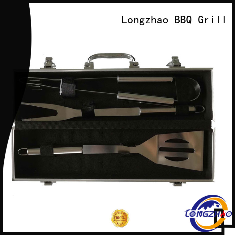 Longzhao BBQ folding bbq grill tool set for charcoal grill