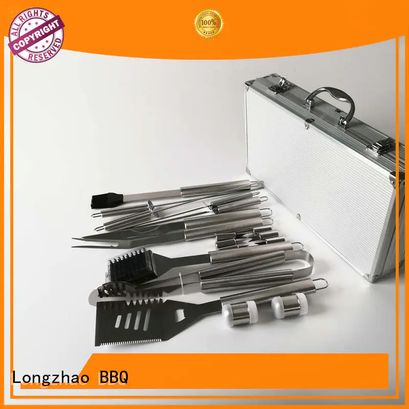 Longzhao BBQ high quality barbecue tool set oxford for gatherings