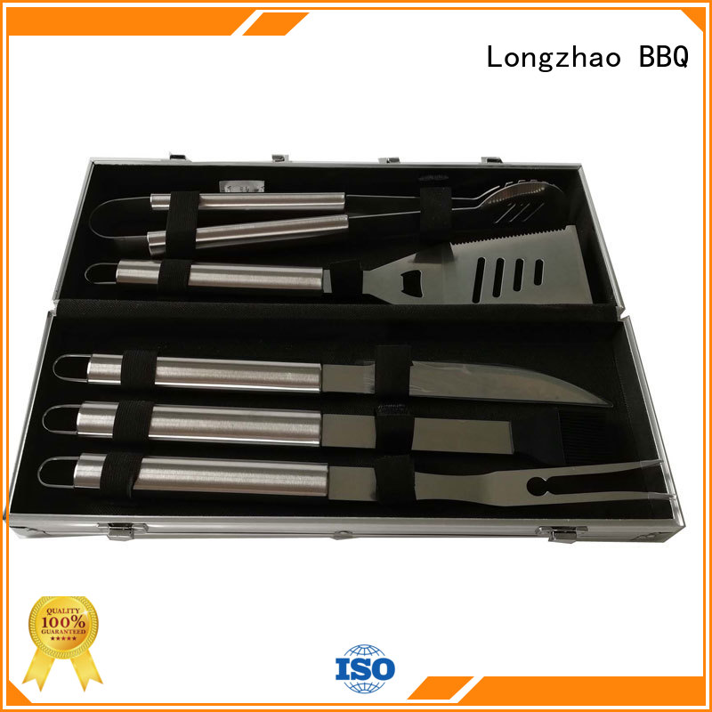 Longzhao BBQ high quality grilling utensil sets best price for gatherings