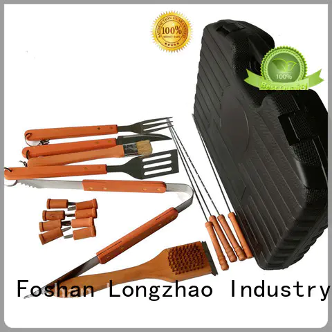 portable best fish grilling basket by bulk for charcoal grill Longzhao BBQ