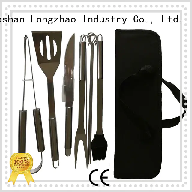 bbq grill tool set cardboard Longzhao BBQ
