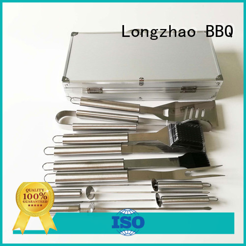 Longzhao BBQ portable grill tools set custom for outdoor camping