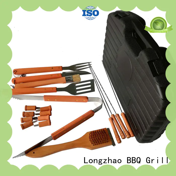 Longzhao BBQ folding grill utensil set custom