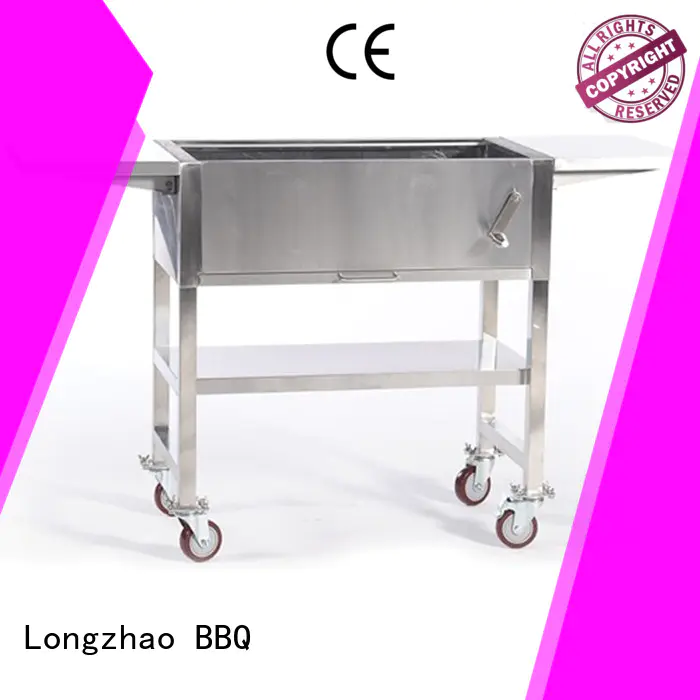 large small charcoal grill wheels for barbecue
