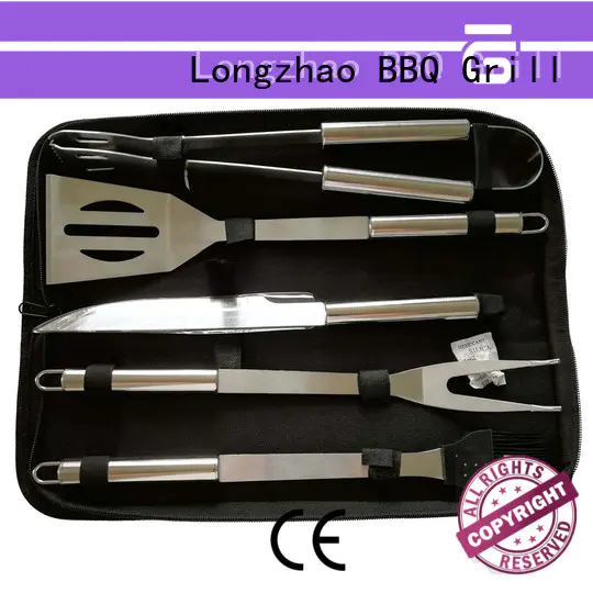 Longzhao BBQ aluminum bbq grill tool set inquire now for charcoal grill