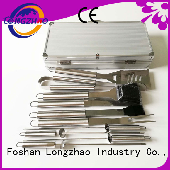 Longzhao BBQ grill tools set best price for barbecue