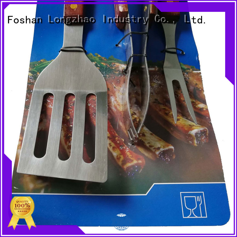 stainless steel grill tools set custom for barbecue