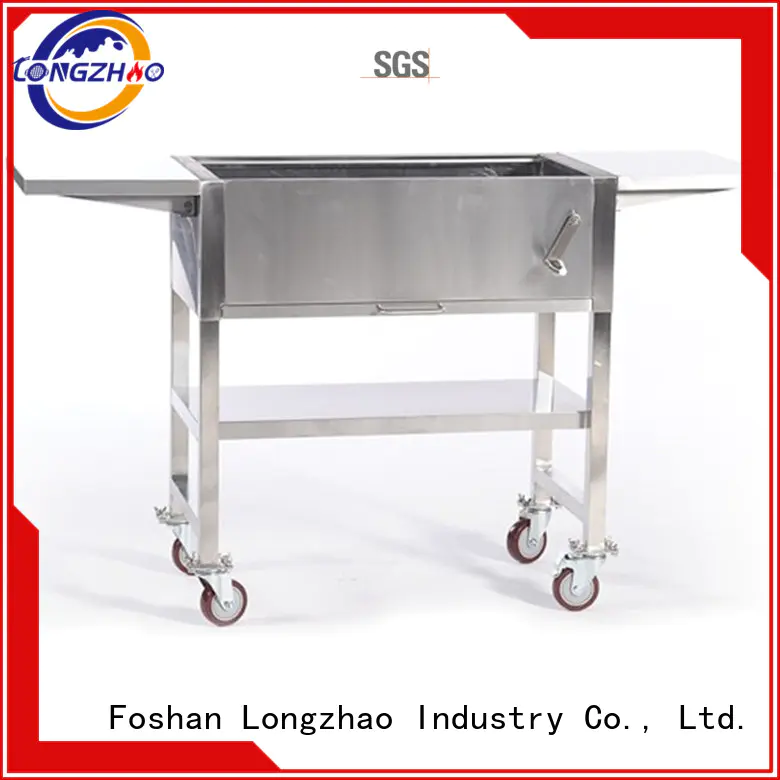 Longzhao BBQ stainless bbq charcoal grills on sale high quality for outdoor cooking