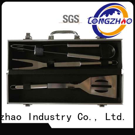 Longzhao BBQ stainless steel bbq tool set best price for gatherings