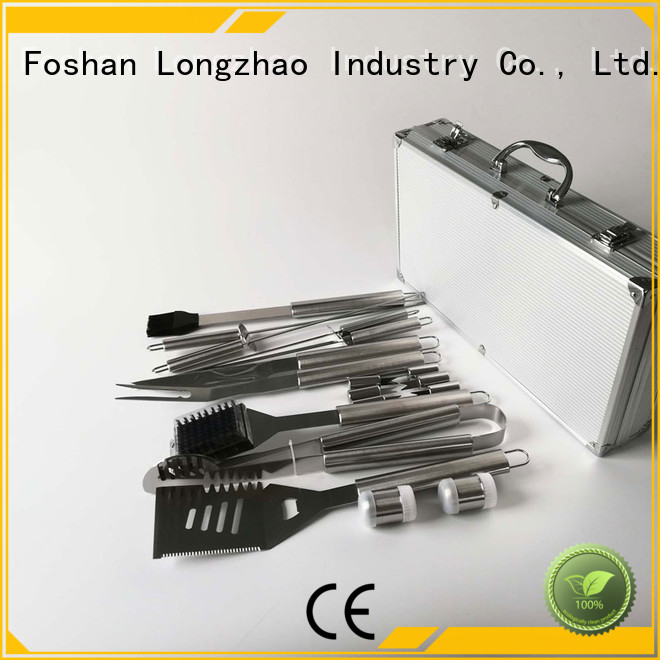 Aluminum Case 18pcs Stainless Steel Heat Resistance BBQ Tools Set