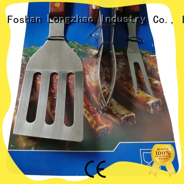 Longzhao BBQ grilling tool set custom for gatherings