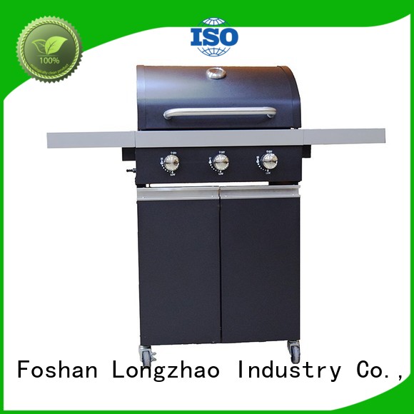 Longzhao BBQ large storage gas bbq grill for sale griddle for cooking