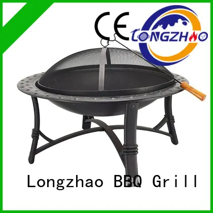 Longzhao BBQ simple party trolley bbq grill barrel for camping