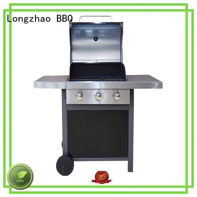 stainless steel gas charcoal grill fast delivery for cooking