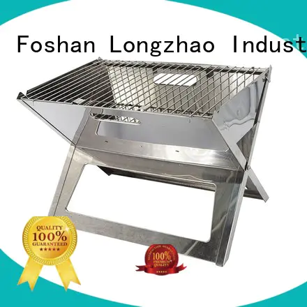 Longzhao BBQ portable barbecue grill bulk supply for outdoor bbq