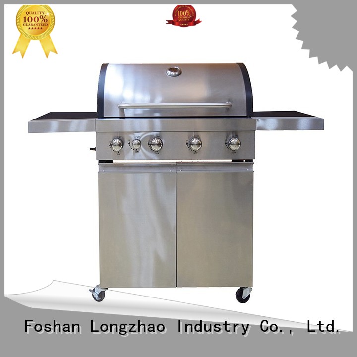 Longzhao BBQ stainless steel gas bbq grill for sale cast for cooking