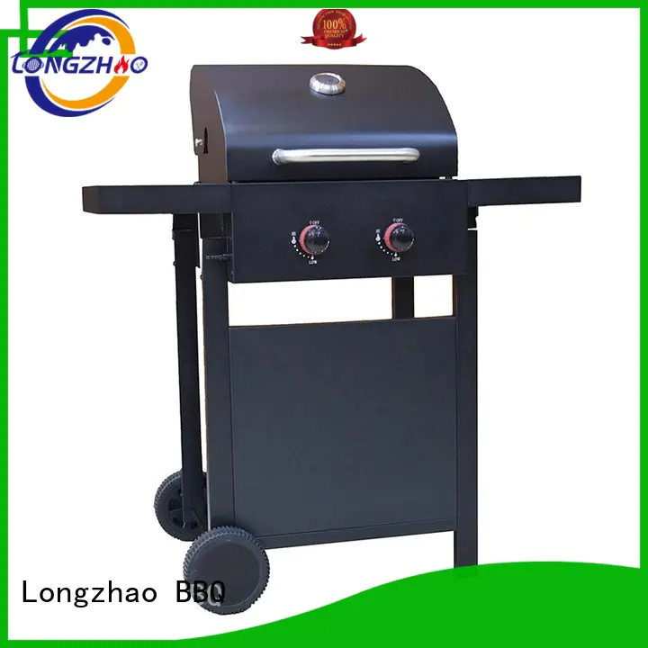 Hot cart liquid gas grill barbecue backyard Longzhao BBQ Brand