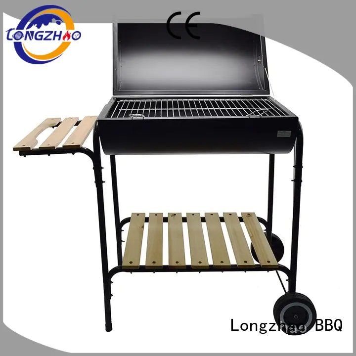 rectangular trolley easy liquid gas grill Longzhao BBQ Brand