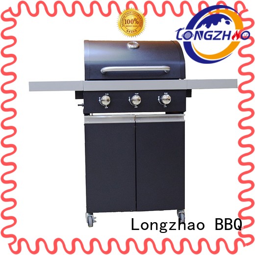 Longzhao BBQ stainless steel portable gas grill fast delivery for cooking