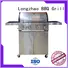 burners cast iron charcoal grill silver for garden grilling Longzhao BBQ