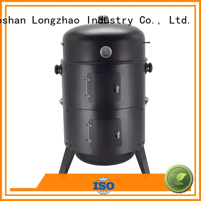 round metal fire pits garden for barbecue Longzhao BBQ