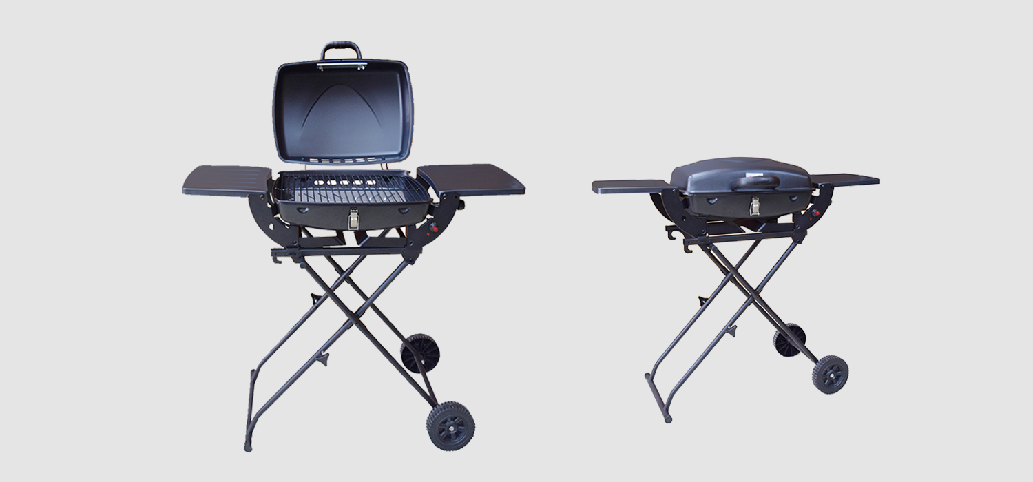 Longzhao BBQ large storage gas barbecue grills easy-operation for cooking
